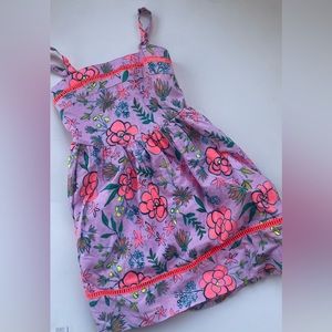 Cat and Jack pink floral summer dress with adjustable straps size 6x